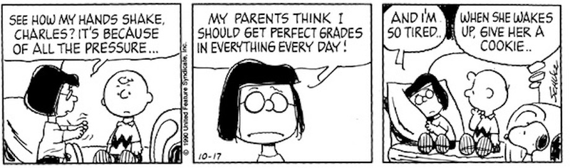 Illustration for article titled How Peanuts Used Marcie To Explore Unhealthy Relationships